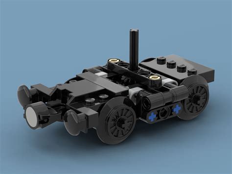 Motorized LEGO Technic Train Bogie with Buffers