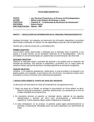 Informe Psicologico niños Psicodiagnóstico II Universidad Kennedy