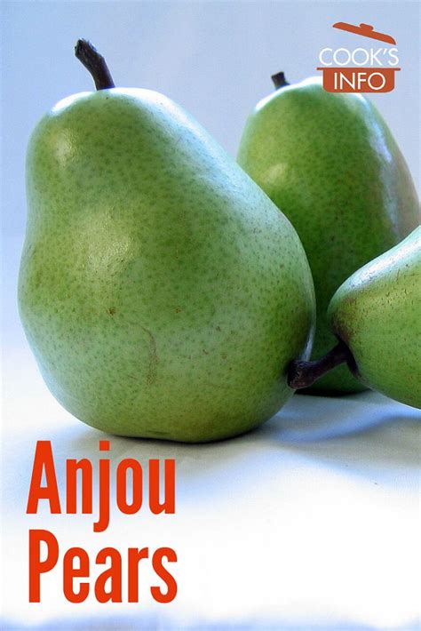 Anjou Pears - CooksInfo