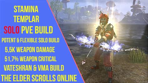 Eso Stamina Templar Solo Pve Build High Isle Vateshran Vma Build