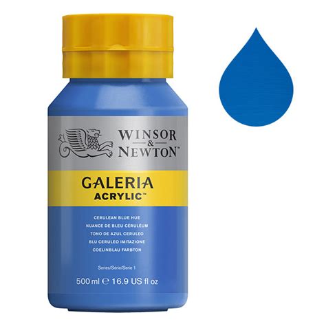 Winsor Newton Galeria Acrylverf 138 Cerulean Blue Hue 500 Ml Winsor