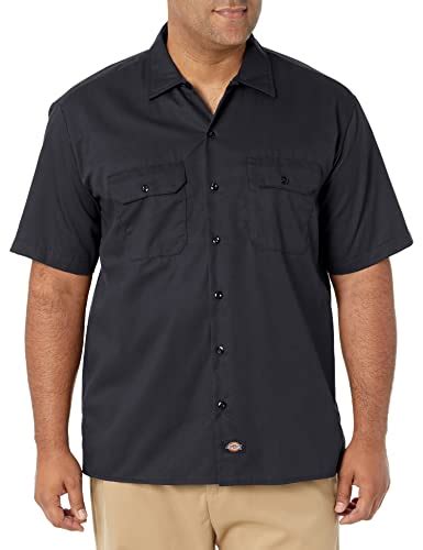 Dickies 1574 Short Sleeve Work Shirt Small Navy For Sale Online Ebay