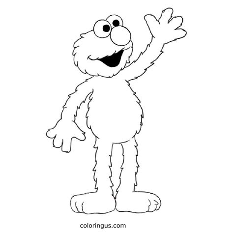 Elmo Coloring Pages Free Printable Pdf