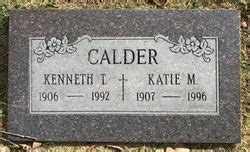 Kenneth Teeples Calder Memorial Find A Grave