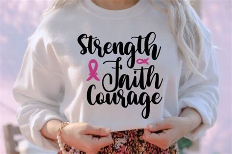 Strength Faith Courage Svg Graphic By Nirmal Roy Creative Fabrica