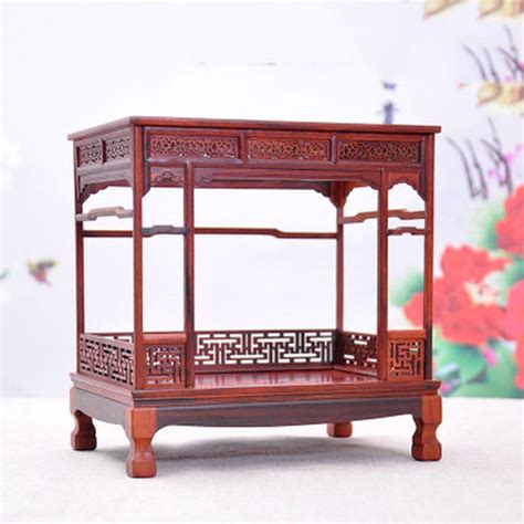 dollhouse mini furniture chinese antique bed model miniature bedroom