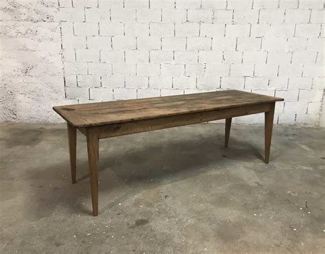 Ancienne Table De Ferme Bois Massif En 233 Cm