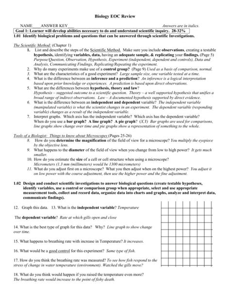 Scientific Inquiry Worksheet Answers Db Excel