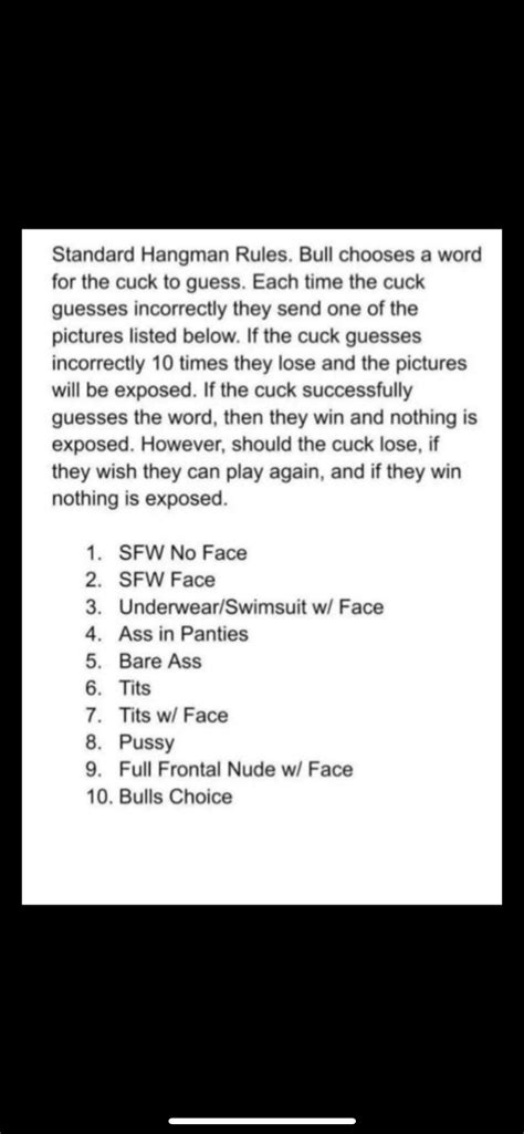 CUCKS DM To Play Hangman With Your Hot Wife Or GF DM Or Kik Jake Welt R Girlstojerkof