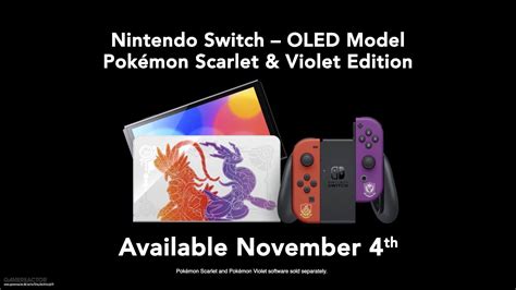 Nintendo Switch Oled Pokémon Scarlet And Violet Editions Announced