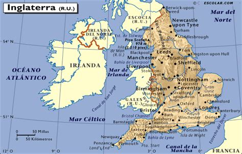 Mapa Da Inglaterra