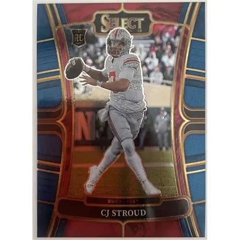 NFL 2023 Panini Select Draft Picks Single Card CJ Stroud FUT 3 Rookie