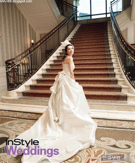 COOL PICTURES: Han Hye jin in Wedding Dress at the Instyle Weddings ...