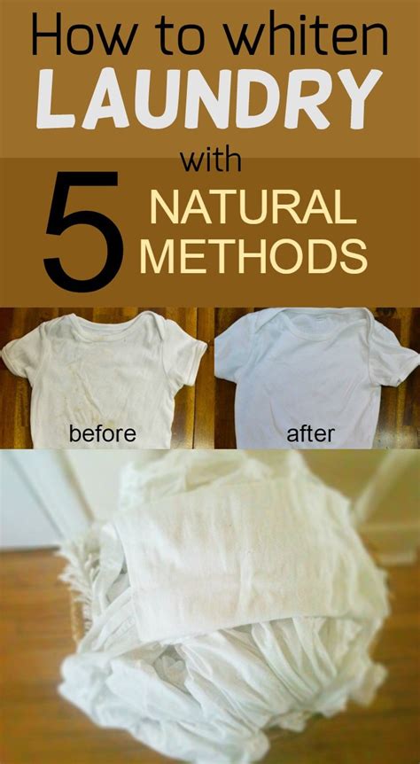 No Fail Natural Methods To Brighten White Clothes Cleaningtips Net