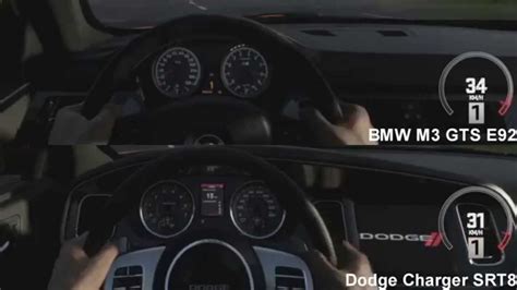 BMW M3 GTS E92 Vs Dodge Challenger SRT8 392 Drag Race DriveClub YouTube