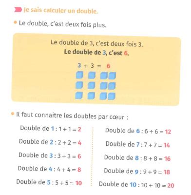 Le On Doubles Et Moiti S