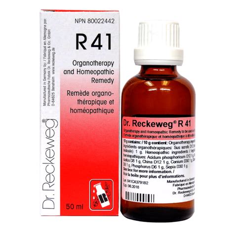 Dr Reckeweg R41 Weakness Drops For Clinical Treatment Used In Sexual