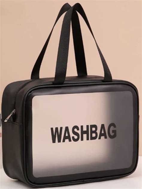 Necessaire Washbag Transparente Prova D Gua Bolsa De M O Al A En