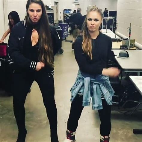 " Ronda Rousey And Marina Shafir " @marinashafir @rondarousey #dancetime . . . . . . . . . . . # ...