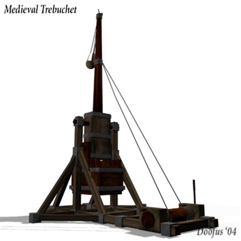 Medieval Trebuchet 3d Model