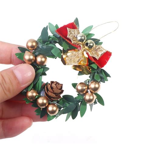 Buy Cm Christmas Garland Decor Dollhouse Miniature Christmas