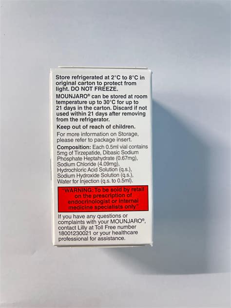 Mounjaro 5mg Injection | Uses , Side Effects, Price