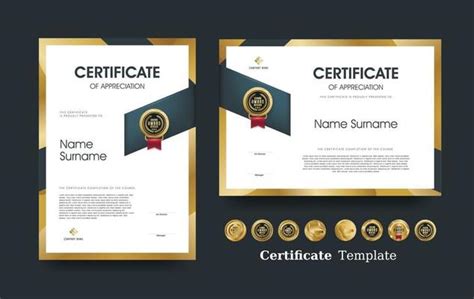 Certificate Of Appreciation Vector Art, Icons, and Graphics for Free ...