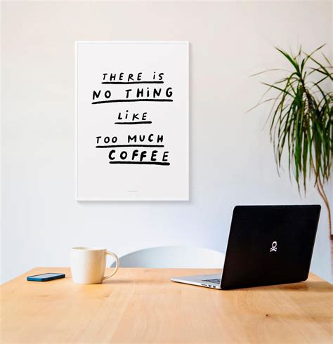 Coffe prints & Coffee wall art | Kitchen wall quotes – Just Cool Design