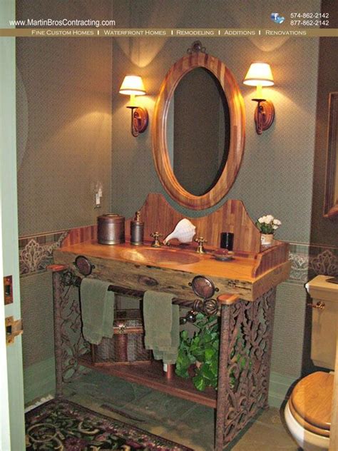 Driftwood Countertop And Sink With Conch Shell Faucet Twig Furniture