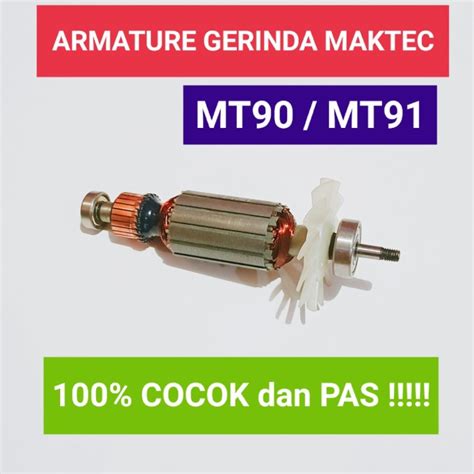 Armature Angker Gerinda Maktec Mt90 Mt91 Rotor Mesin Gerinda Bisa Cod Lazada Indonesia