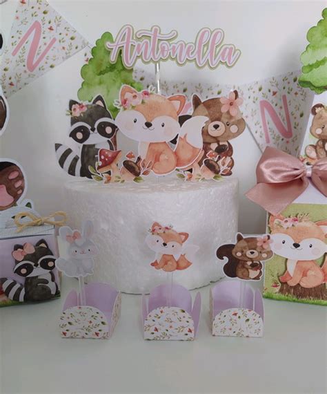 Kit Festa Bosque Encantado Menina Elo Produtos Especiais