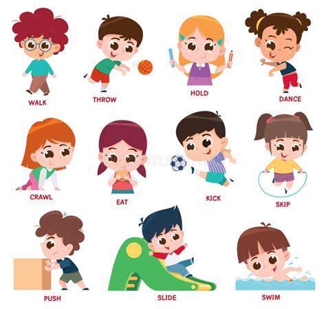 Cartoon Verbs Stock Illustrations – 138 Cartoon Verbs Stock ...