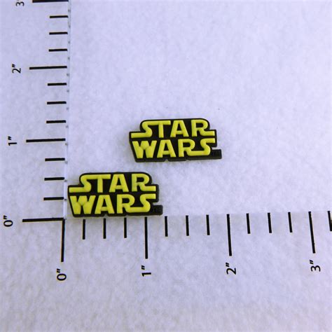 Set of 2 - PVC Resin - Star Wars Words – Giraffic Crafts and Supplies