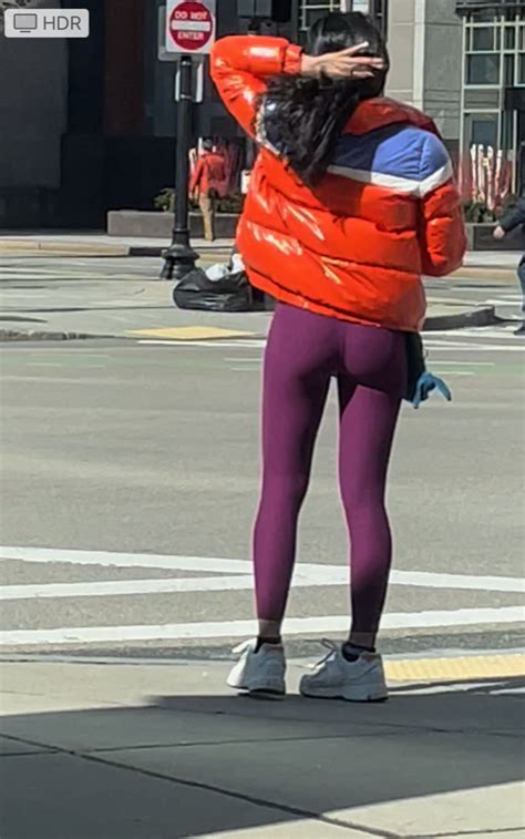 Hot Indian Chick In Purple Leggings Spandex Leggings Yoga Pants Forum