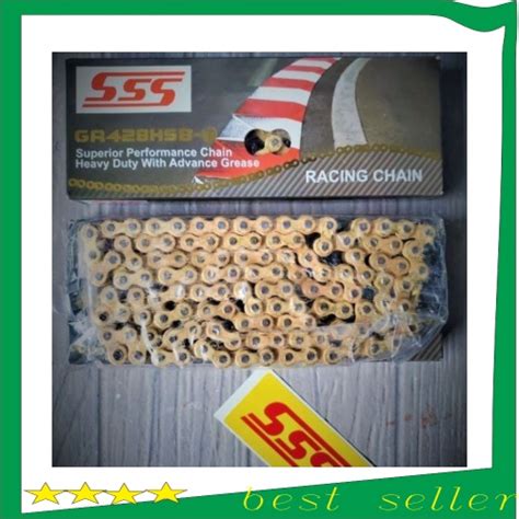 Jual Rantai Sss Hsbt L L L Gold Heavy Duty L Shopee