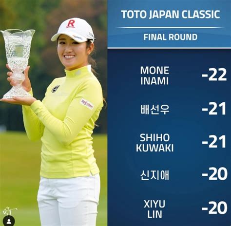 골프뉴스칼럼 Lpga 배선우 1타차 준우승모네 토토 재팬 클래식 우승 골프경제신문 발췌 참존회원권 참존골프