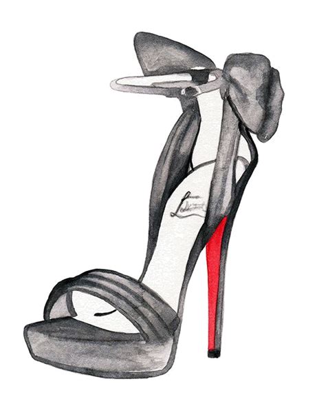 Chaussure Fashion Illustration Shoes Shoes Illustration Shoe Design