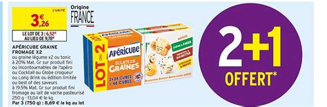 Offre Ap Ricube Graine Fromage X Chez Intermarche