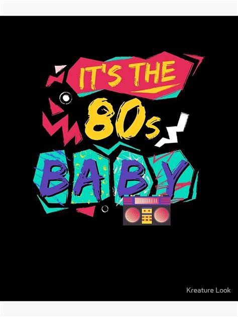 Its The 80s Baby 80s Theme T 80s Neon Tshirt Rad Dad Shirt