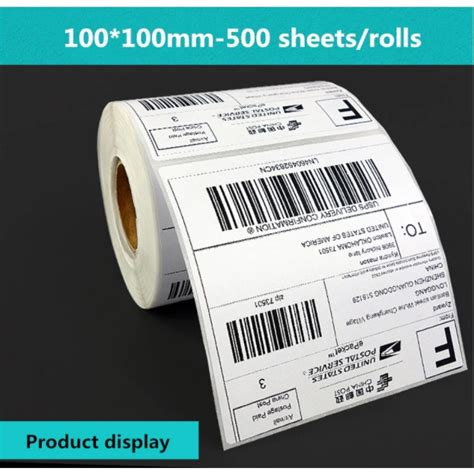 Thermal Sticker Paper For Shipping Label 500 Sheets Waterproof Anti