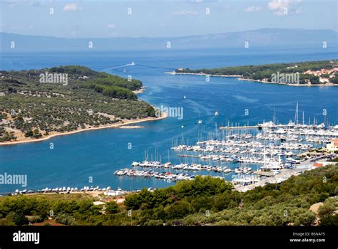 Marina Cres City Cres Island Croatia Stock Photo Alamy