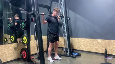 Exercise Tutorial Heel Elevated Smith Machine Split Squat Youtube