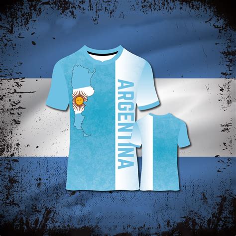 Argentina football jersey concept - MasterBundles