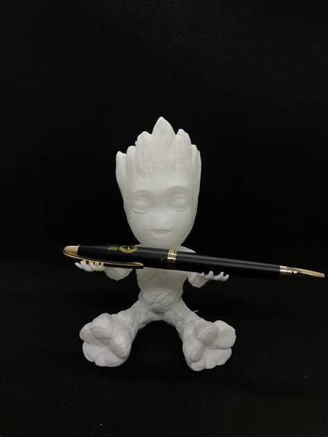 Baby Groot Pen Holder Guardians Of The Galaxy D Printed Etsy