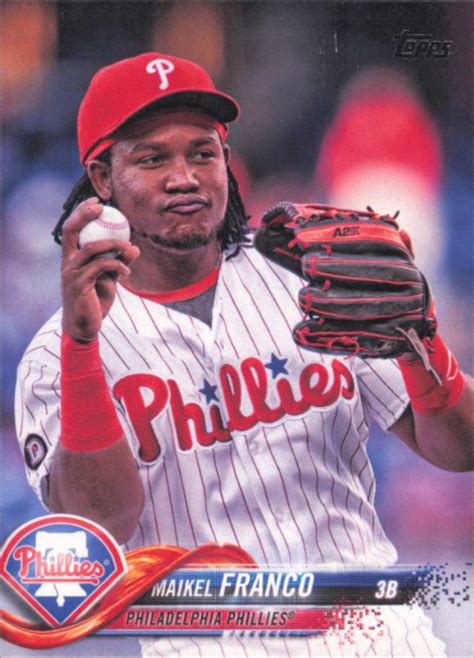 2018 Topps 197 Maikel Franco Philadelphia Phillies Baseball MLB Card