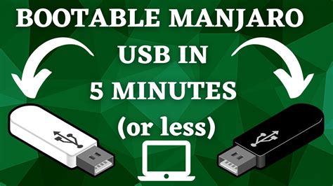 HOW TO CREATE A MANJARO LINUX BOOTABLE USB DRIVE IN 2023 INSTALL