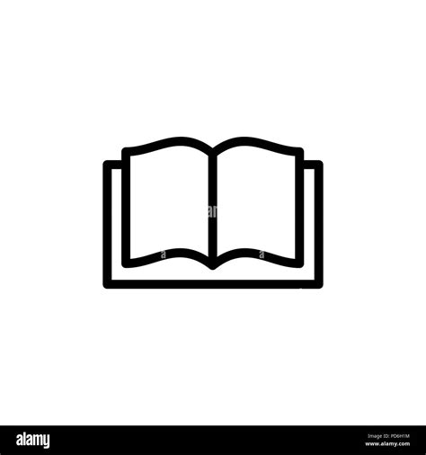 Book icon outline style hi-res stock photography and images - Alamy