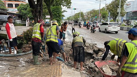 Pipa Pam Bandarmasih Bocor Distribusi Air Bersih Wilayah Banjarmasin