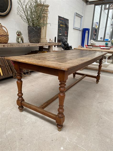 Ancienne Table Pieds Tourn S En Ch Ne Nord Factory