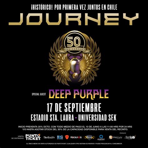 Journey y Deep Purple en Chile 2024: Fecha, lugar y venta de entradas